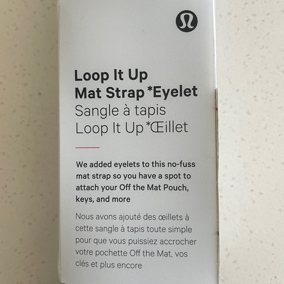 Lululemon Loop It Up Strap - Eyelet Style - Brand New - Black - Picture 3 of 6